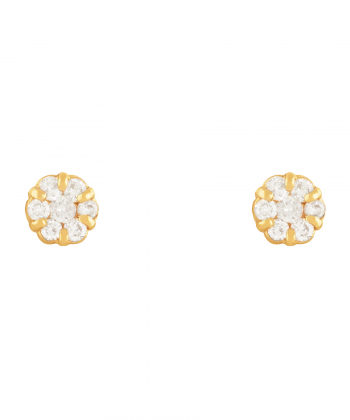 گوشواره طلا فلاور پرسته Parasteh کد 3673