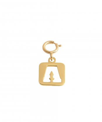 آویز طلا فریم حرف A پرسته Parasteh کد 204735