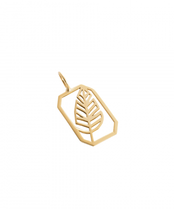 آویز طلا کائنات گیاه پرسته Parasteh کد 204834