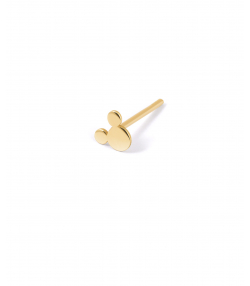 گوشواره تک لنگه طلا میکی ماوس پرسته Parasteh کد 440847