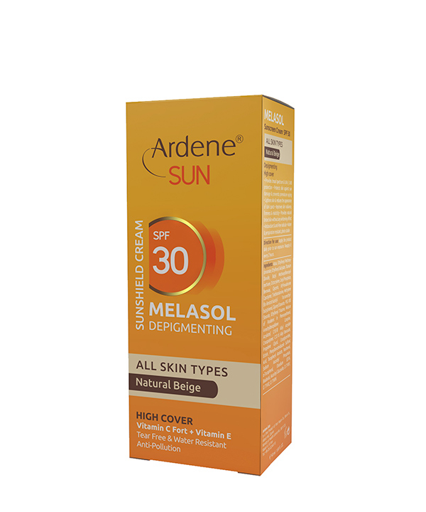 کرم ضد آفتاب فاقد چربی 30 SPF رنگ بژ آردن Ardene مدل Melasol وزن 50 گرم