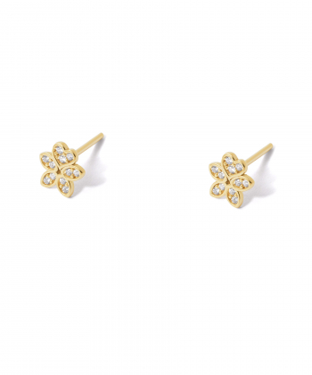 گوشواره طلا گل لیان پرسته Parasteh کد 444726