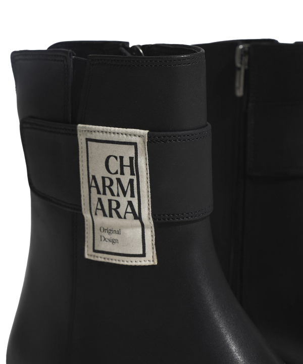 نیم بوت چرم طبیعی زنانه چرم آرا Charmara مدل lena
