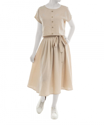 ست تیشرت و دامن زنانه بلونیل مدل B10738N