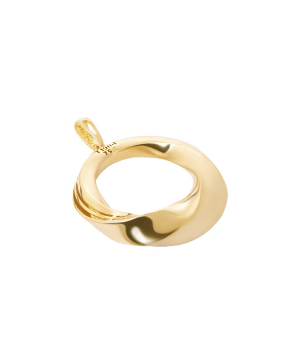 آویز طلا حلقه پیچ پرسته Parasteh کد 495854