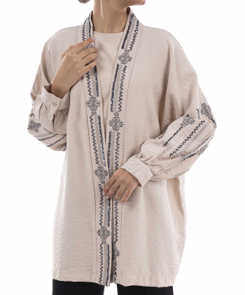 مانتو مجلسی کوتاه زنانه بلونیل مدل B10989N