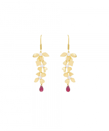 گوشواره سه گل عمودی کیا گالریKia Gallery کدEM055