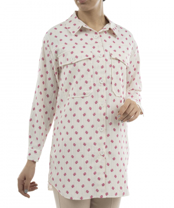 مانتو شومیزی کوتاه زنانه بلونیل مدل B10848N