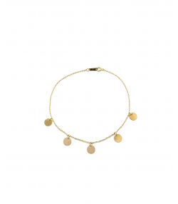 پابند سکه ای ساده هماتیت گلد Hematite Gold کد132205