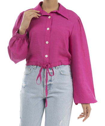 شومیز پلی استر آستین بلند زنانه سرژه مدل MP-SE-207330