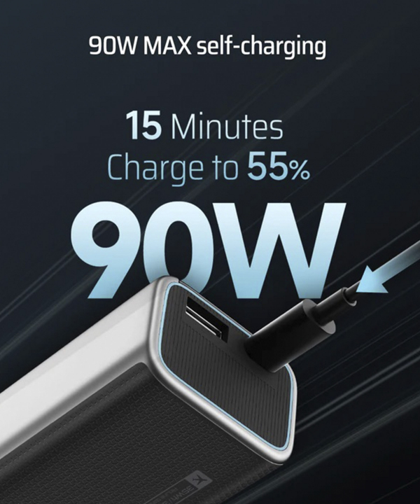 پاوربانک 150 وات 10000 میلی‌آمپر PB100P کاکتک مدل CUKTECH 10 Power Bank 10000mAh 150W MAX