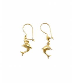 گوشواره دلفین لیانا هماتیت گلد Hematite Gold کد 131577