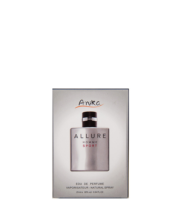 عطر جیبی مردانه آنیکا مدل Allure Homme Sport حجم 25 میلی لیتر