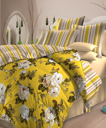 سرویس ملحفه یک نفره سه تکه چاپ راکتیو لایکو Laico