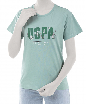 تیشرت آستین کوتاه زنانه یو اس پولو مدل 1191A01