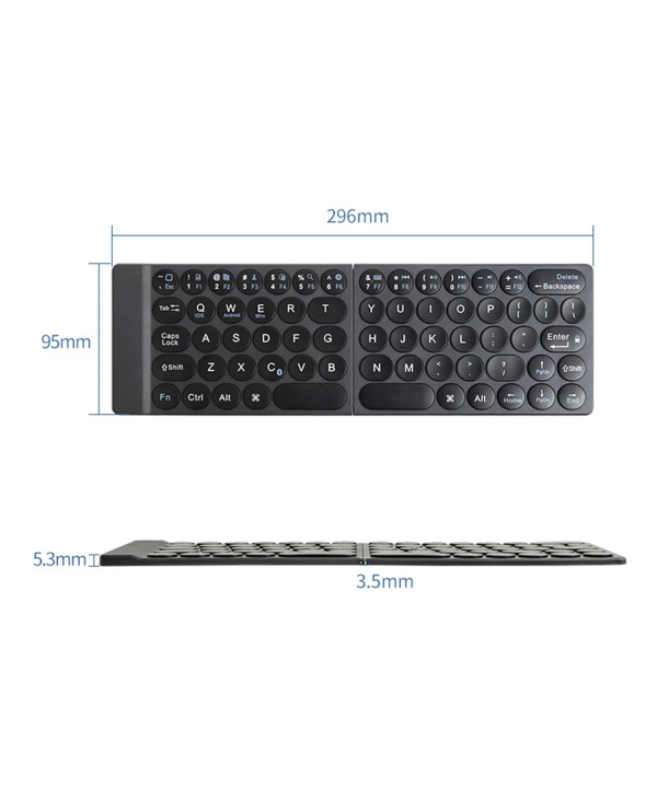 کیبورد تاشو مایپو مدل MIPOW Folding Keyboard + Magic Pouch MPC003