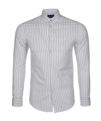 پیراهن آستین بلند مردانه راه راه ناوالس Navales