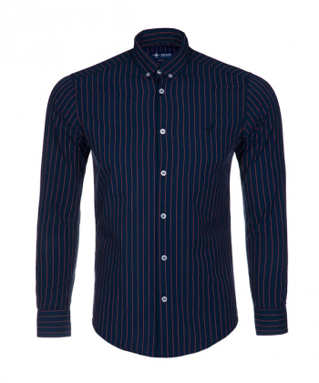 پیراهن آستین بلند مردانه راه راه ناوالس Navales