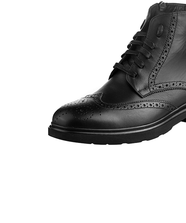 نیم بوت مردانه چرم مشهد Mashad Leather مدل J6010