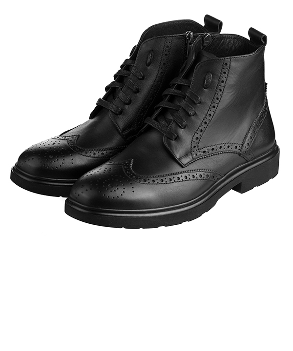 نیم بوت مردانه چرم مشهد Mashad Leather مدل J6010