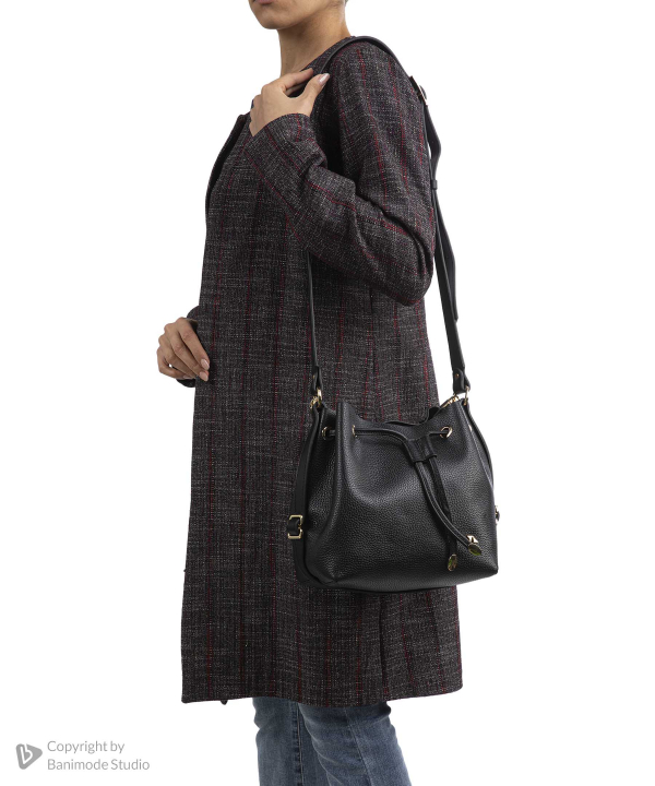 کیف دوشی چرم طبیعی زنانه چرم مشهد Mashad Leather مدل S5273