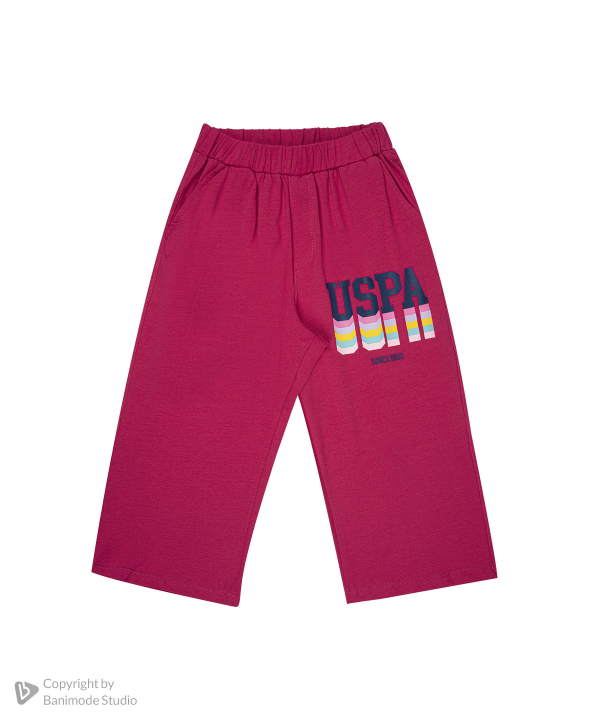 تیشرت و شلوار دخترانه یو اس پولو کیدز US Polo Kids کد 2622B2
