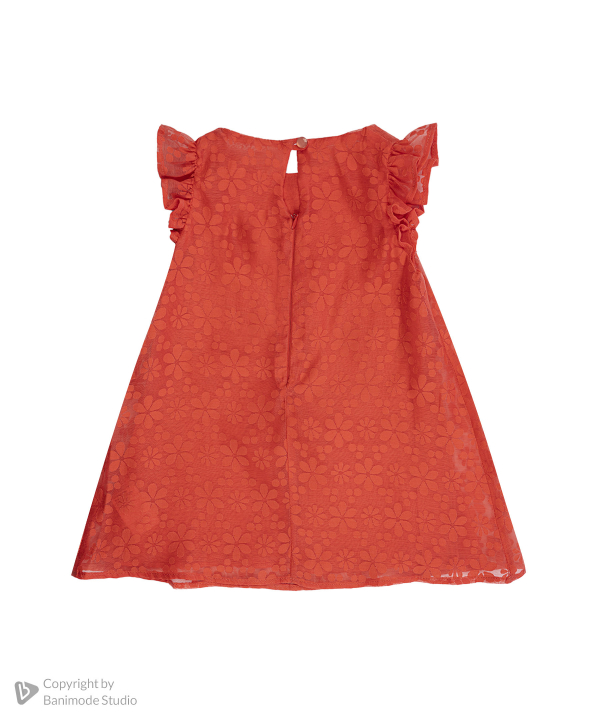 پیراهن آستین حلقه ای دخترانه جوتی جینز مدل 31043245