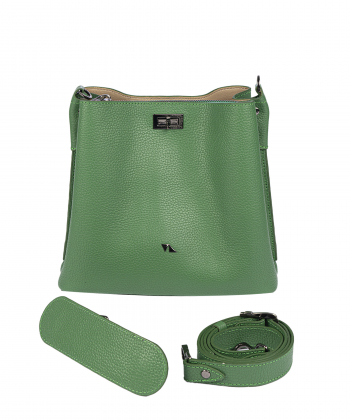 کیف دوشی چرم طبیعی زنانه چرم مشهد مدل S0885