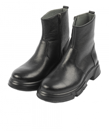 نیم بوت چرم طبیعی زنانه مونو Mono مدل J0104