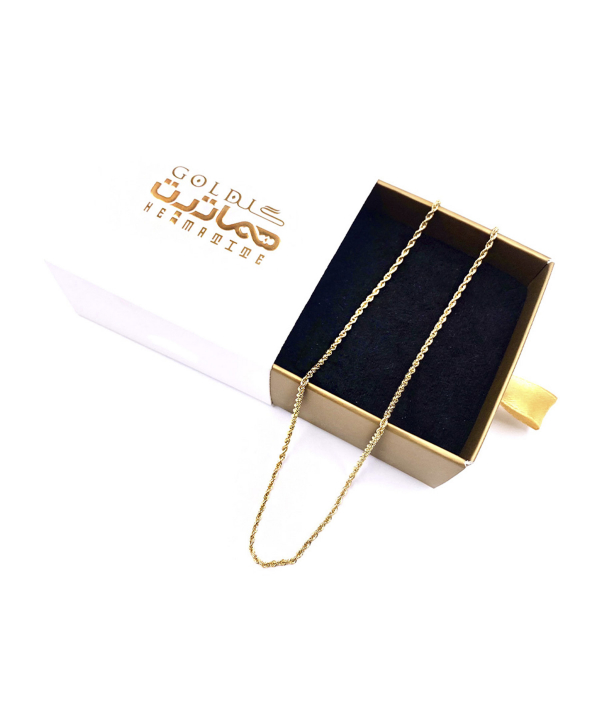 زنجیر طنابی شوکا هماتیت گلد Hematite Gold کد71151