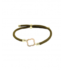 دستبند طرح گلبهار هماتیت گلد Hematite Gold کد132212