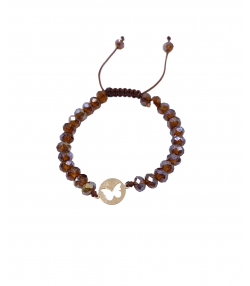 دستبند پروانه دایره ای هماتیت گلد Hematite Gold کد130299