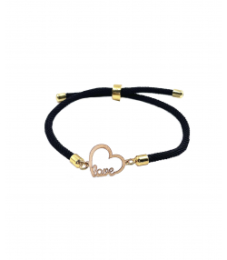 دستبند قلب نینا هماتیت گلد Hematite Gold کد132210