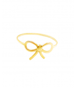 انگشتر مینیمال پاپیونی هماتیت گلد Hematite Gold کد131192