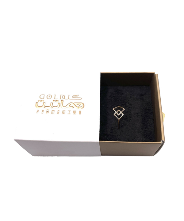 انگشتر مینیمال یاسمن هماتیت گلد Hematite Gold کد131122