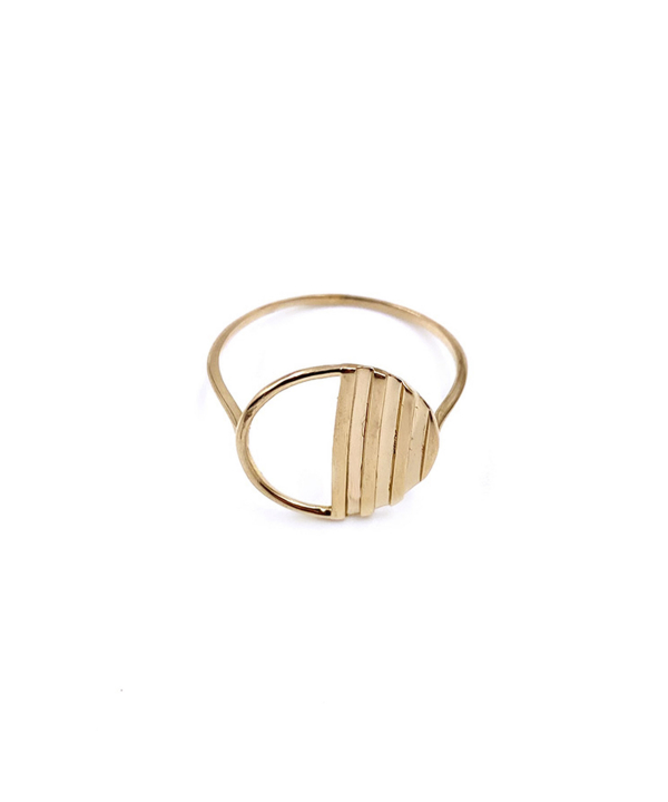 انگشتر مینیمال تینو هماتیت گلد Hematite Gold کد130766
