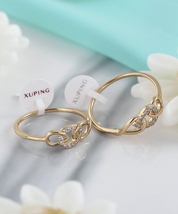 حلقه زنانه ژوپینگ Xuping نگین‌دار کد AAE-525