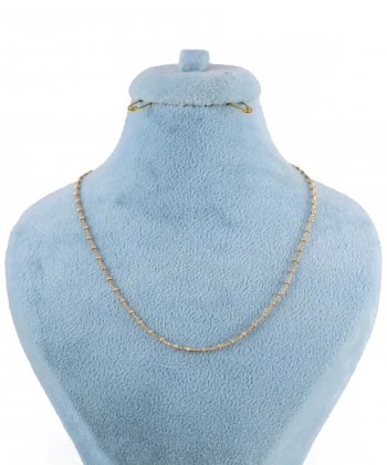 گردنبند مس و روکش طلا زنانه ژوپینگ مدل mp-AAB-547