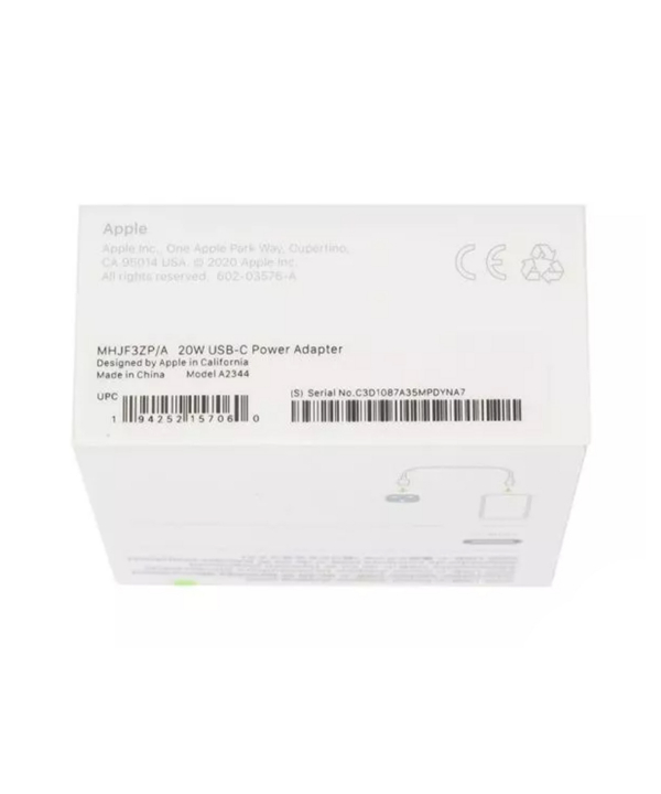 شارژر دیواری 20 وات اپل مدل A2344