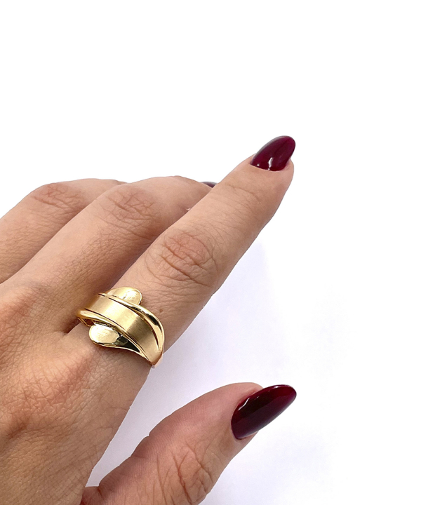 انگشتر ریحان گلاره هماتیت گلد Hematite Gold کد 132250