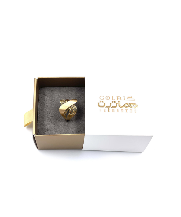 انگشتر ریحان ماریا هماتیت گلد Hematite Gold کد 132253