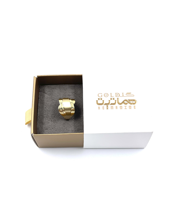 انگشتر ریحان ماجان هماتیت گلد Hematite Gold کد 132254
