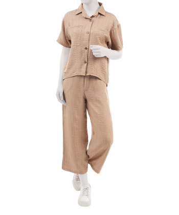 ست شومیز و شلوار دخترانه یو اس پولو مدل 2636B1