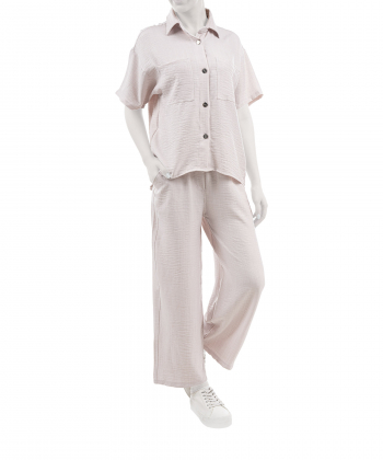 ست شومیز و شلوار دخترانه یو اس پولو مدل 2636B1