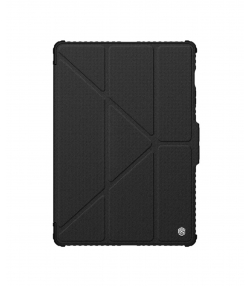 کاور کتابی بامپردار سامسونگ تب اس 9 اف ای پلاس نیلکین Bumper Leather cover