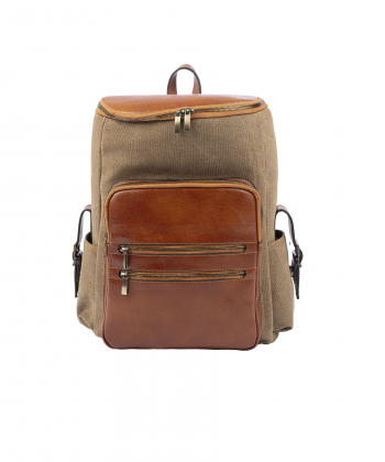 کوله پشتی چرم طبیعی صاد مدل RZ4910