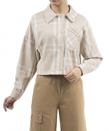 شومیز آستین بلند زنانه سوپردرای مدل W13A40101T