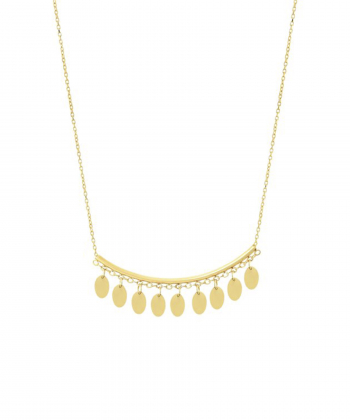 گردنبند بیضی میو گلد Mio Gold کد NC1461