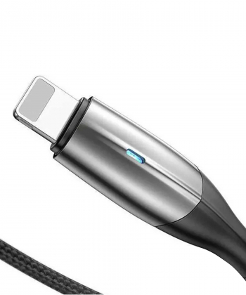 کابل شارژ سریع و انتقال داده لایتنینگ بیسوس Baseus Horizontal Lightning Data Cable 2m