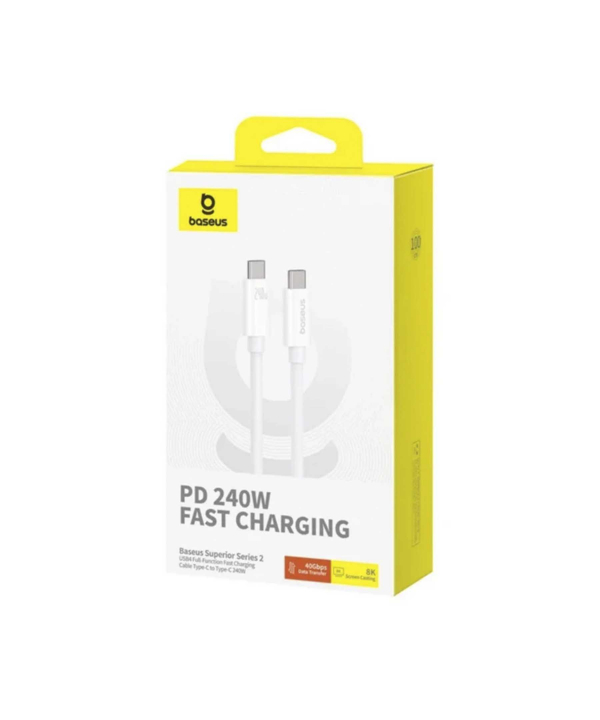 کابل USB-C باسئوس مدل Superior Series 2 PD طول 1 متر